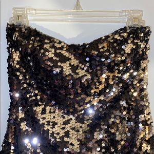 Black & Silver sequin dress